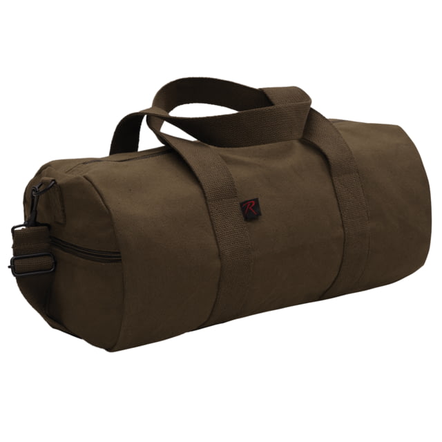 Rothco Canvas Shoulder Duffle Bags 15in Earth Brown - Rothco