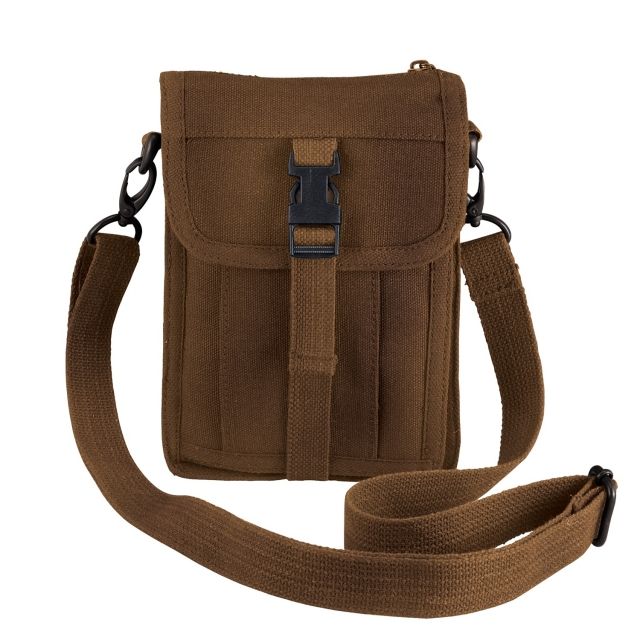 Rothco Canvas Travel Portfolio Bag Earth Brown EarthBrown