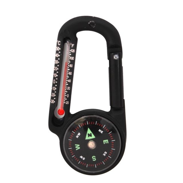 Rothco Carabiner Compass/Thermometer