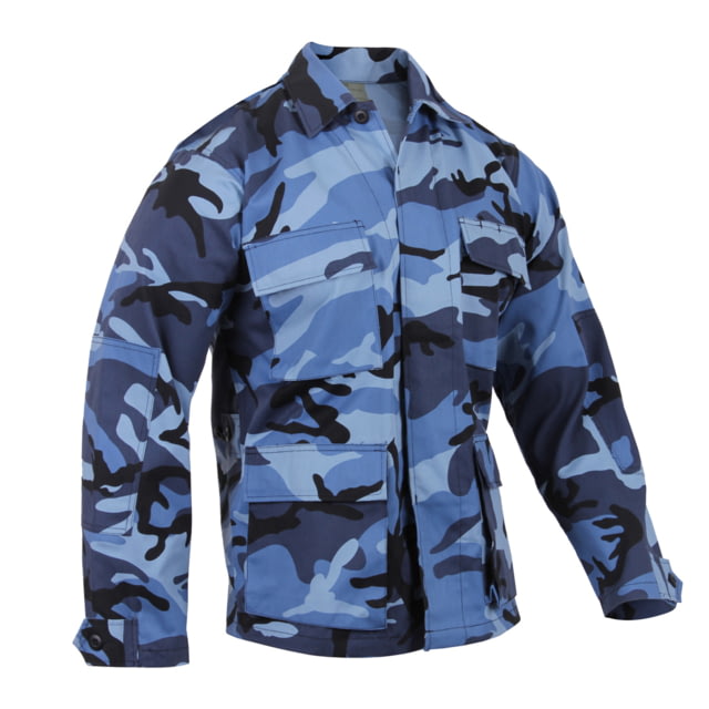 Rothco Color Camo BDU Shirt Sky Blue Camo S lueCamo-S