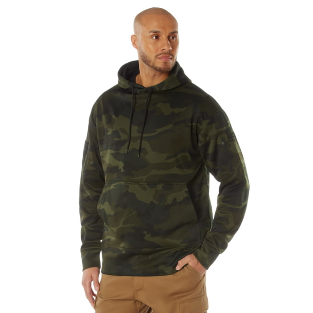 Rothco Rothco Concealed Carry Midnight Camo Hoodie - Men's Midnight Woodland Camo Medium - $45.99 at Optics Planet