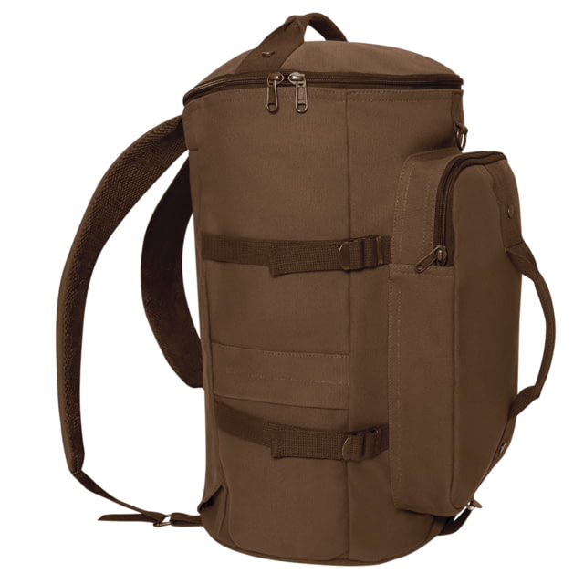 Rothco 19in Convertible Canvas Duffle/Backpack Brown - Rothco