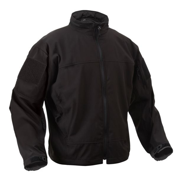 Rothco Covert Ops Lightweight Soft Shell Jacket - Mens Black 3XL Black-3XL
