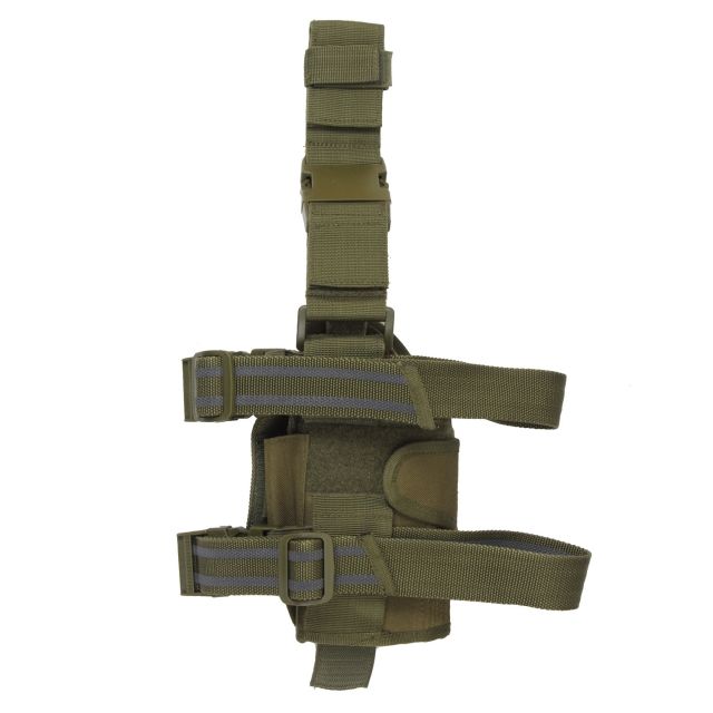 Rothco Deluxe Adjustable Drop Leg Tactical Holster Ambidextrous Olive Drab - Rothco