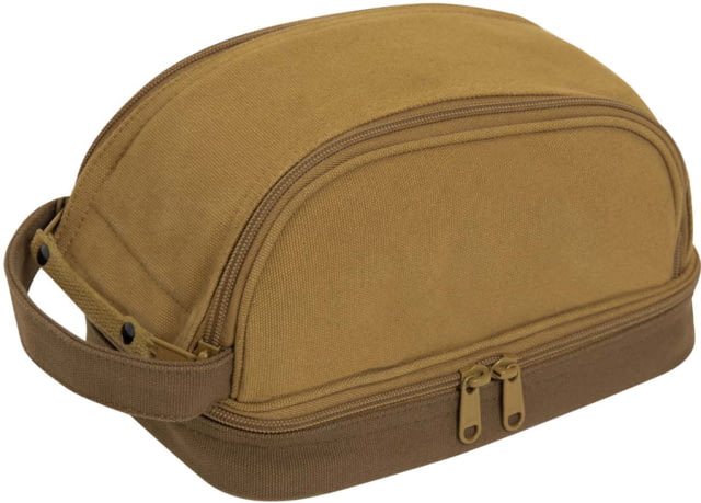 Rothco Deluxe Canvas Travel Kit Coyote Brown - Rothco