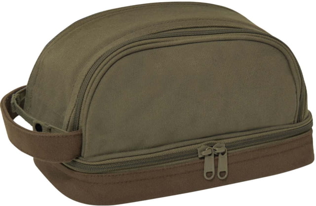 Rothco Deluxe Canvas Travel Kit Olive Drab - Rothco
