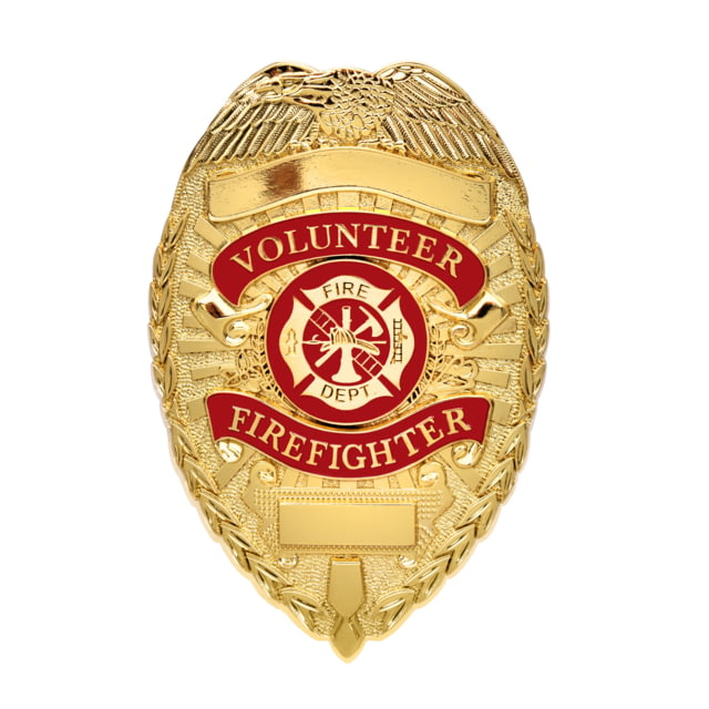 Rothco Deluxe Fire Department Badge Gold Gold - Rothco