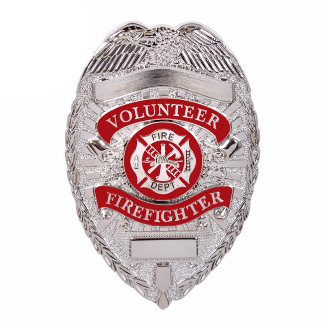 Rothco Deluxe Fire Department Badge Silver Silver - Rothco