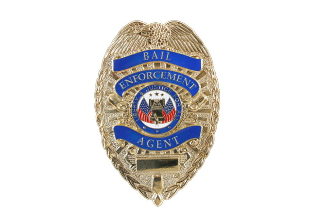 Rothco Deluxe Gold Bail Enforcement Agent Badge - Rothco