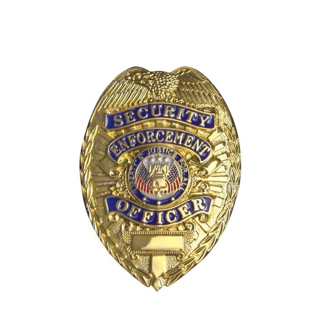 Rothco Deluxe Security Enforcement Officer Badge Gold Gold - Rothco