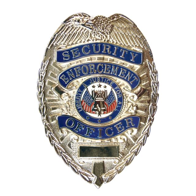 Rothco Deluxe Security Enforcement Officer Badge Silver Silver - Rothco
