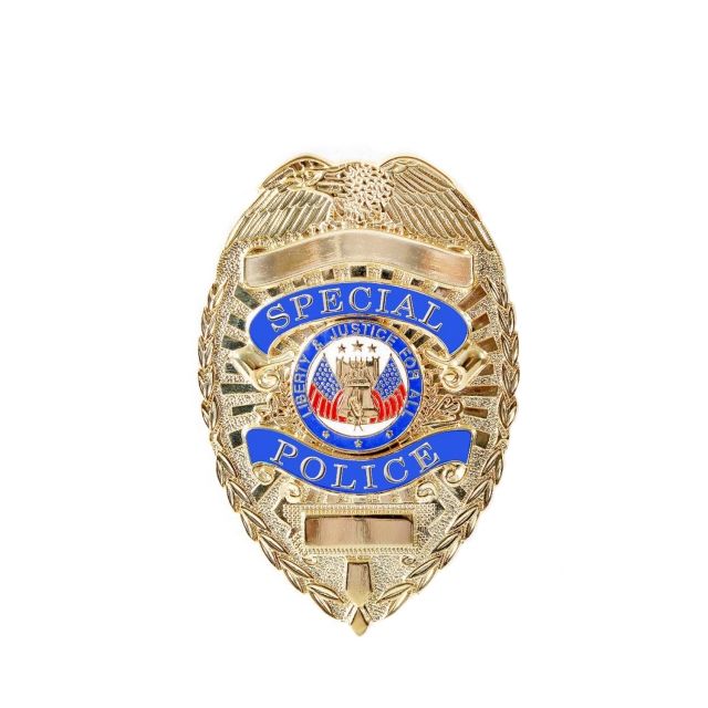 Rothco Deluxe Special Police Badge Gold Gold - Rothco