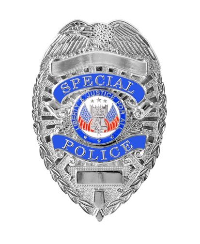 Rothco Deluxe Special Police Badge Silver Silver - Rothco
