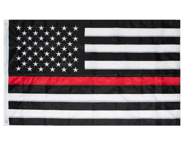 Rothco Rothco Deluxe Thin Red Line Flag 3ft x 5ft - $23.99 at Optics Planet