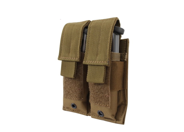 Rothco MOLLE Double Pistol Mag Pouch Coyote Brown teBrown - Rothco
