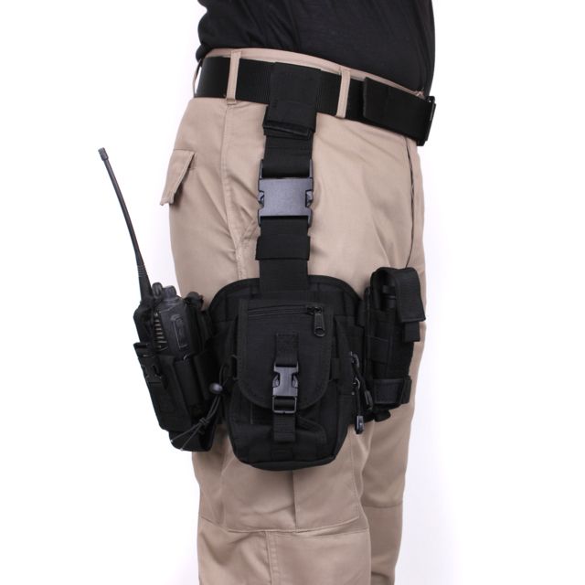 Rothco Drop Leg Utility Rig Black Black