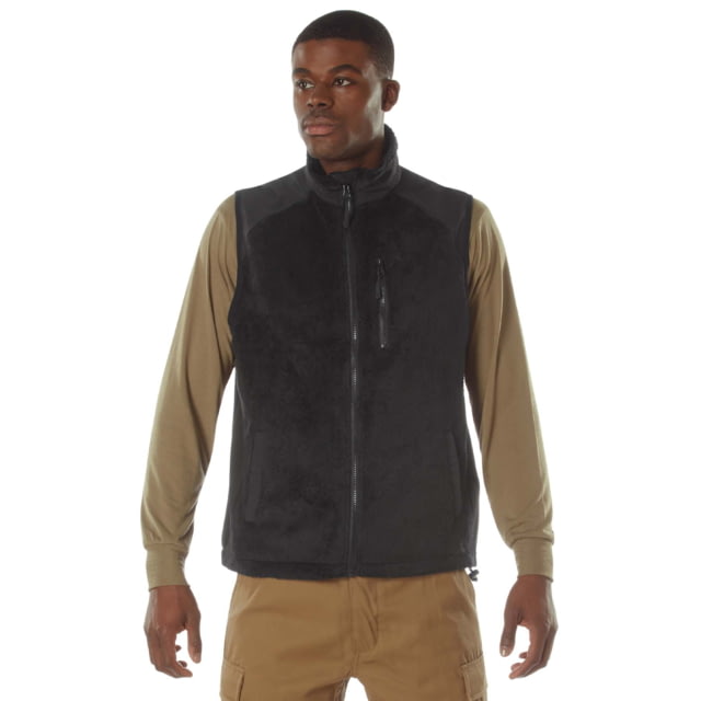 Rothco Rothco E.C.W.C.S. Fleece Vest - Men's Black Small - $49.99 at Optics Planet