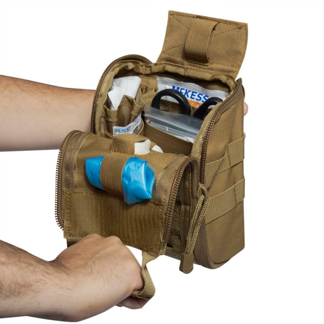 Rothco Fast Action MOLLE Medical Pouch Coyote Brown - Rothco