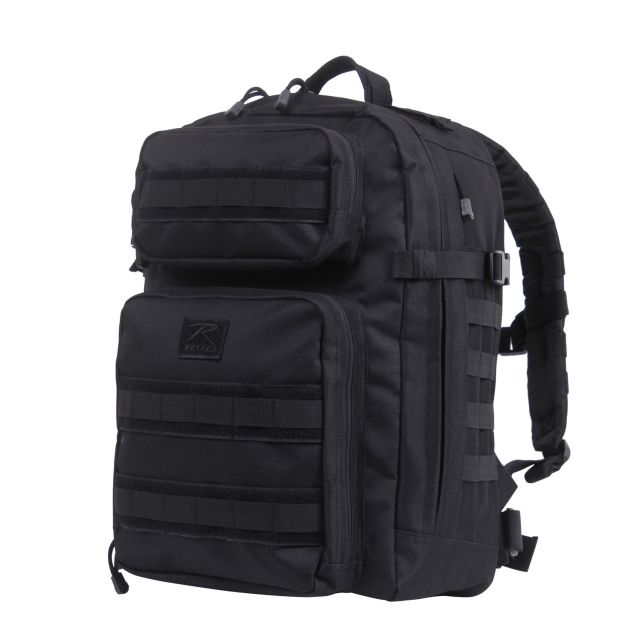 Rothco Fast Mover Tactical Backpack Black Black - Rothco