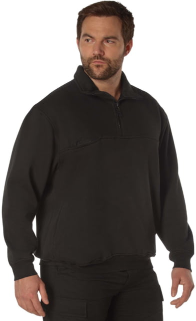 Rothco Rothco Firefighter / EMS Quarter Zip Job Shirt - Mens Black 3XL - $45.99 at Optics Planet