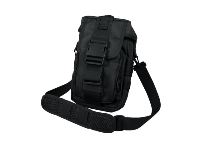Rothco Flexipack MOLLE Tactical Shoulder Bag Black Black - Rothco