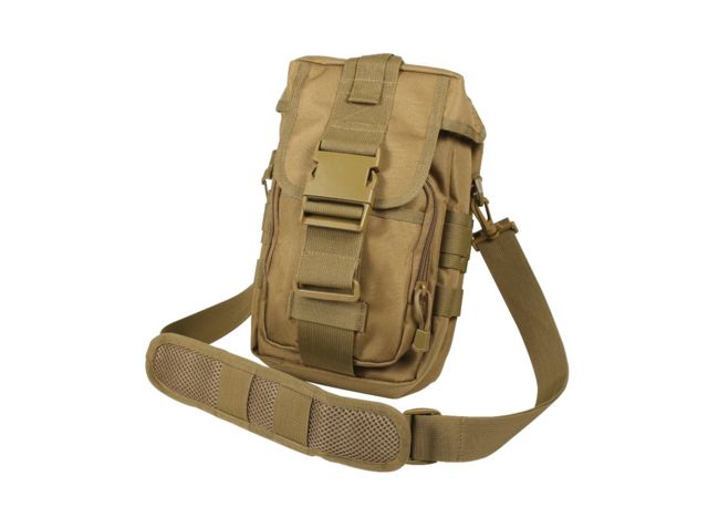 Rothco Flexipack MOLLE Tactical Shoulder Bag Coyote Brown CoyoteBrown - Rothco