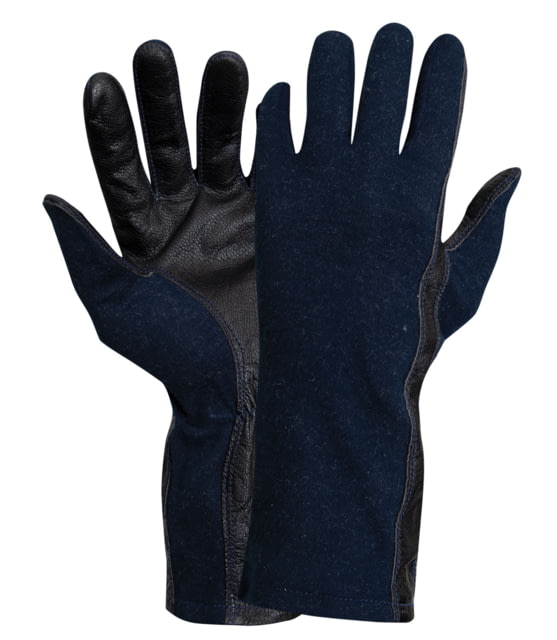 Rothco G.I. Nomex Flight Gloves Midnight Navy Blue 8 - Rothco