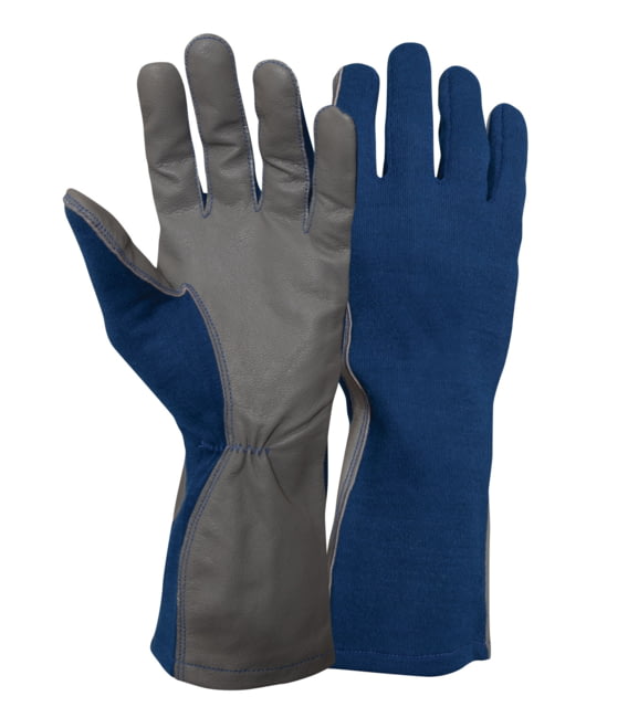 Rothco G.I. Nomex Flight Gloves Navy Blue 6 - Rothco