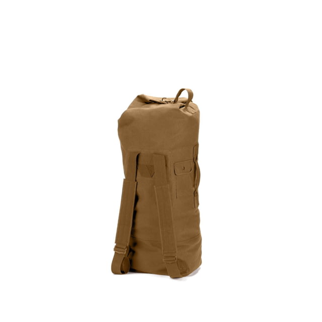 Rothco G.I. Style Canvas Double Strap Duffle Bag Coyote Brown One Size CoyoteBrown-OneSize - Rothco