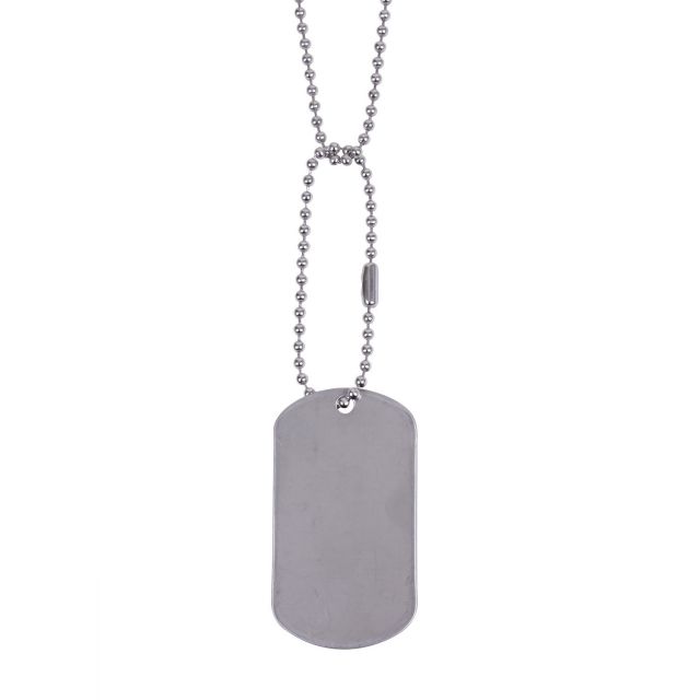 Rothco G.I. Type Dog Tag Silver Silver - Rothco