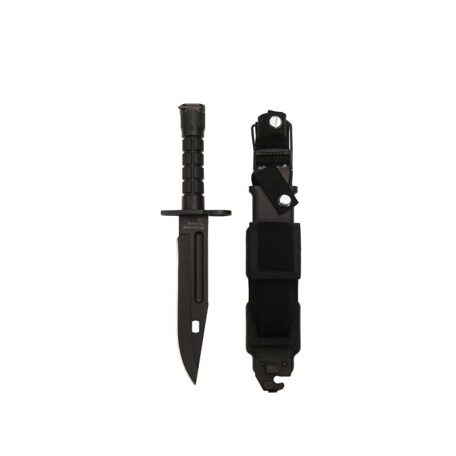 Rothco G.I. Type M-9 Bayonet W/ Sheath Black Black - Rothco