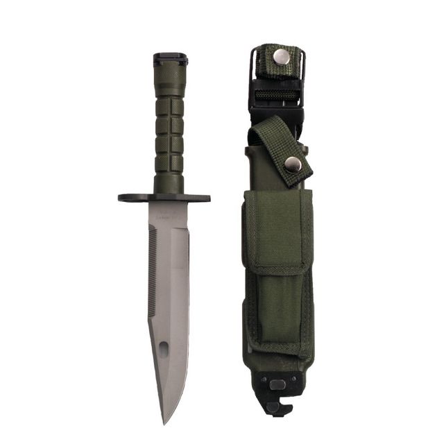 Rothco G.I. Type M-9 Bayonet W/ Sheath Olive Drab OliveDrab - Rothco