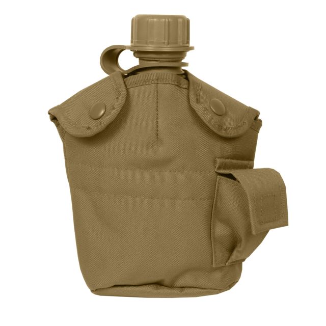 Rothco GI Style MOLLE Canteen Cover Coyote Brown CoyoteBrown