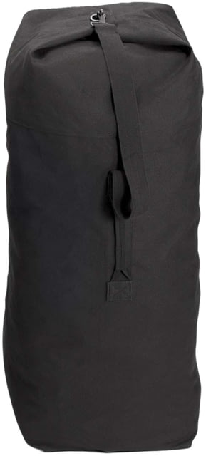 Rothco Heavyweight Top Load Canvas Duffle Bag Black 30" x 50" - Rothco