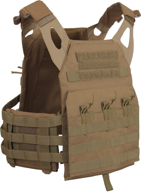 Rothco LACV Side Armor Pouch Set 5.75in x 5.75in x 0.5in Coyote Brown - Rothco