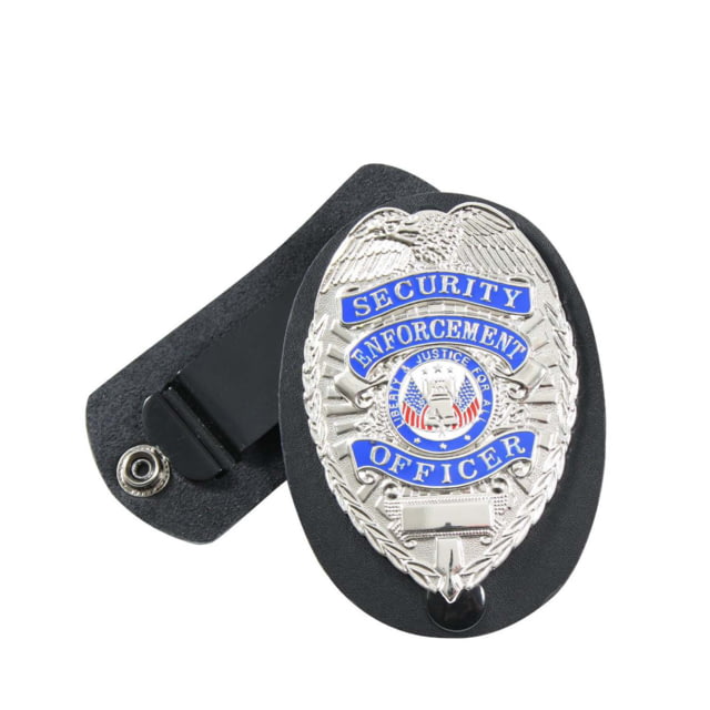 Rothco Leather Clip-on Badge Holder / Swivel Snap - Rothco