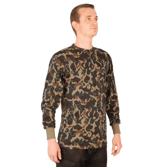 Rothco Rothco Long Sleeve Henley T-Shirt - Men's Fred Bear Camo 3XL - $22.89 at Optics Planet
