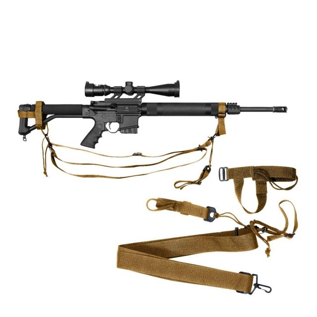 Rothco Military 3-point Rifle Sling Coyote Brown CoyoteBrown - Rothco