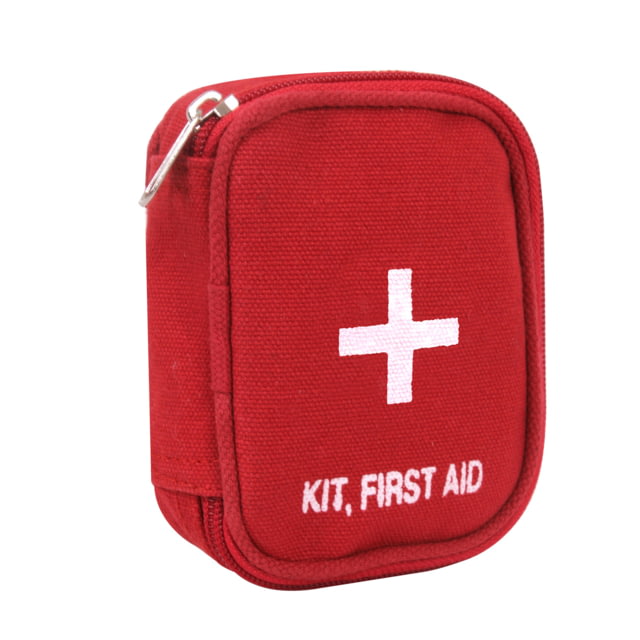 Rothco Military Zipper First Aid Kit Pouch Red Red - Rothco