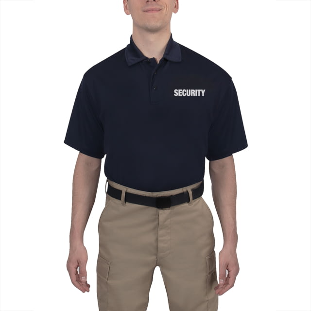 Rothco Moisture Wicking Security Polo Shirt - Mens Midnight Navy Blue 3XL