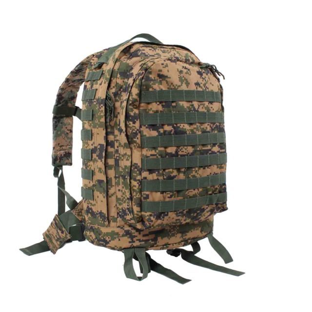 Rothco MOLLE II 3-Day Assault Pack Woodland Digital Camo WoodlandDigitalCamo - Rothco