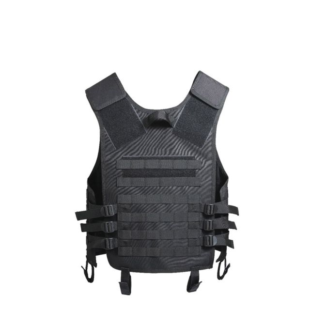Rothco MOLLE Modular Vest Black Black-Regular