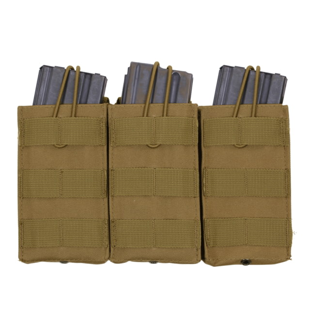 Rothco MOLLE Open Top Triple Mag Pouch Coyote Brown CoyoteBrown - Rothco