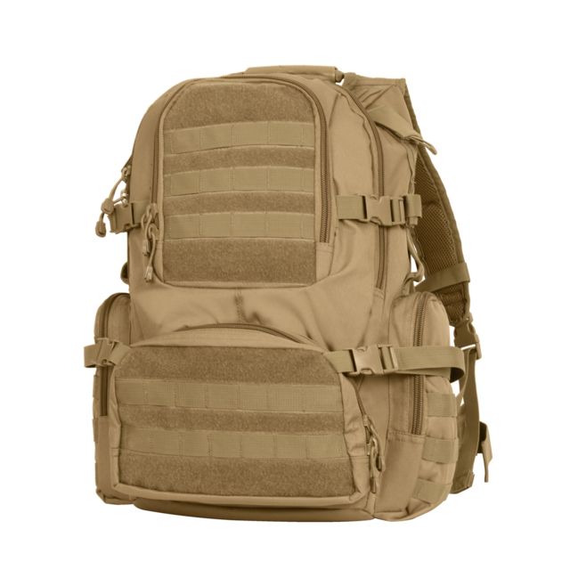 Rothco Multi-Chamber MOLLE Assault Pack Coyote Brown CoyoteBrown - Rothco
