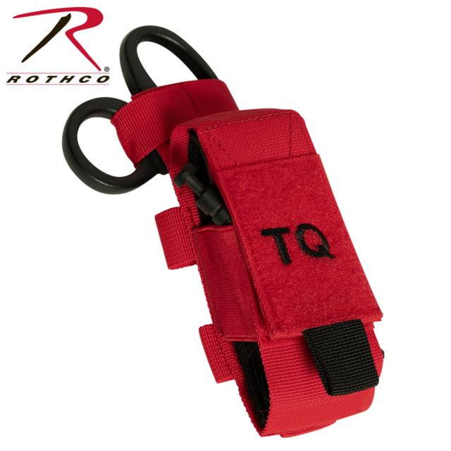 Rothco MOLLE Tactical Tourniquet & Shear Holder Pouch Red - Rothco