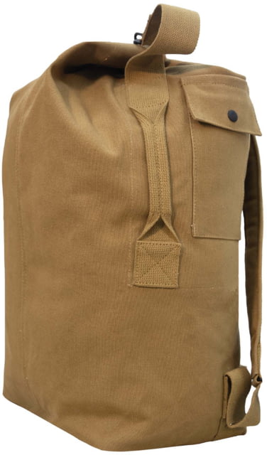 Rothco Nomad Canvas Duffle Backpack Coyote Brown - Rothco
