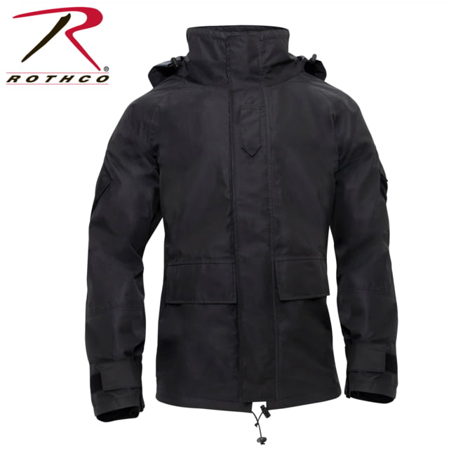 Rothco Tactical Hard Shell Waterproof Jacket - Men's Black Small