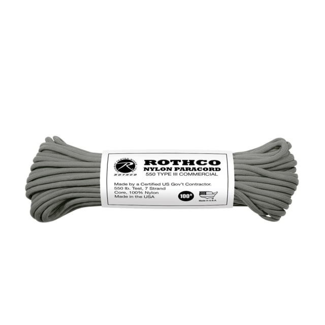 Rothco Rothco Nylon Type III 550lb 100ft Paracord Foliage Green FoliageGreen - $11.99 at Optics Planet