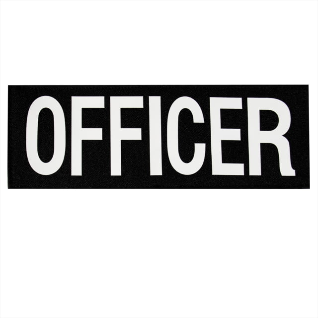 Rothco Officer Patch With Hook Back Small