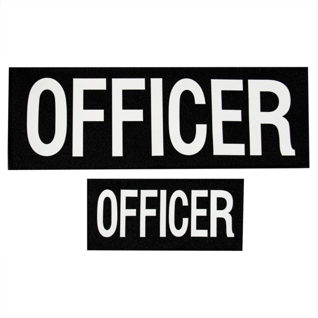 Rothco Officer Patch With Hook Back Small/Large - Rothco